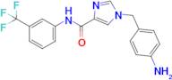 1-(4-Aminobenzyl)-N-(3-(trifluoromethyl)phenyl)-1H-imidazole-4-carboxamide