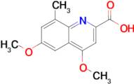 4,6-Dimethoxy-8-methylquinoline-2-carboxylic acid