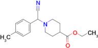 Ethyl 1-(cyano(p-tolyl)methyl)piperidine-4-carboxylate