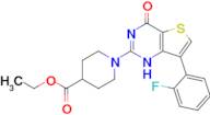 ethyl 1-[7-(2-fluorophenyl)-4-oxo-1H,4H-thieno[3,2-d]pyrimidin-2-yl]piperidine-4-carboxylate