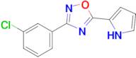 3-(3-Chlorophenyl)-5-(1H-pyrrol-2-yl)-1,2,4-oxadiazole