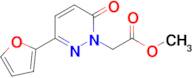 Methyl 2-(3-(furan-2-yl)-6-oxopyridazin-1(6H)-yl)acetate