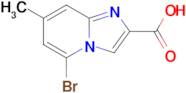 5-Bromo-7-methylimidazo[1,2-a]pyridine-2-carboxylic acid