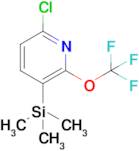 6-Chloro-2-(trifluoromethoxy)-3-(trimethylsilyl)pyridine