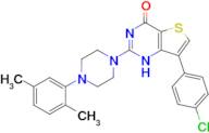 7-(4-chlorophenyl)-2-[4-(2,5-dimethylphenyl)piperazin-1-yl]-1H,4H-thieno[3,2-d]pyrimidin-4-one