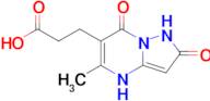 3-{5-methyl-2,7-dioxo-1H,2H,4H,7H-pyrazolo[1,5-a]pyrimidin-6-yl}propanoic acid