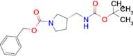 Benzyl (S)-3-(((tert-butoxycarbonyl)amino)methyl)pyrrolidine-1-carboxylate