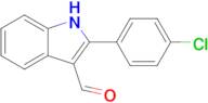 2-(4-Chlorophenyl)-1H-indole-3-carbaldehyde
