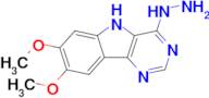 4-Hydrazinyl-7,8-dimethoxy-5H-pyrimido[5,4-b]indole