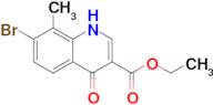 ethyl 7-bromo-8-methyl-4-oxo-1,4-dihydroquinoline-3-carboxylate