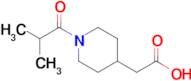 2-(1-Isobutyrylpiperidin-4-yl)acetic acid