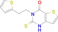 3-(2-(Thiophen-2-yl)ethyl)-2-thioxo-2,3-dihydrothieno[3,2-d]pyrimidin-4(1H)-one