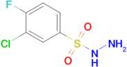 3-Chloro-4-fluorobenzenesulfonohydrazide