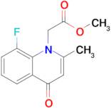 Methyl 2-(8-fluoro-2-methyl-4-oxoquinolin-1(4H)-yl)acetate