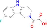 2-(8-Fluoro-1,3,4,5-tetrahydro-2H-pyrido[4,3-b]indol-2-yl)-2-oxoacetic acid