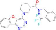 1-(Benzofuro[3,2-d]pyrimidin-4-yl)-N-(2-(trifluoromethyl)benzyl)piperidine-3-carboxamide