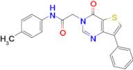 2-(4-Oxo-7-phenylthieno[3,2-d]pyrimidin-3(4H)-yl)-N-(p-tolyl)acetamide