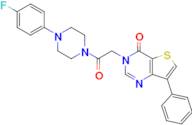3-(2-(4-(4-Fluorophenyl)piperazin-1-yl)-2-oxoethyl)-7-phenylthieno[3,2-d]pyrimidin-4(3H)-one