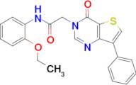 N-(2-ethoxyphenyl)-2-(4-oxo-7-phenylthieno[3,2-d]pyrimidin-3(4H)-yl)acetamide