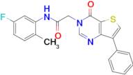 N-(5-fluoro-2-methylphenyl)-2-(4-oxo-7-phenylthieno[3,2-d]pyrimidin-3(4H)-yl)acetamide