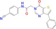 N-(4-cyanophenyl)-2-(4-oxo-7-phenylthieno[3,2-d]pyrimidin-3(4H)-yl)acetamide