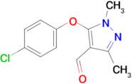 5-(4-Chlorophenoxy)-1,3-dimethyl-1H-pyrazole-4-carbaldehyde