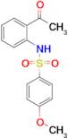 N-(2-acetylphenyl)-4-methoxybenzenesulfonamide