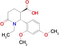 (2R,3R)-2-(2,4-dimethoxyphenyl)-1-ethyl-6-oxopiperidine-3-carboxylic acid