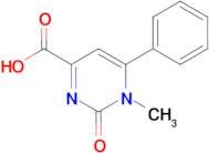 1-Methyl-2-oxo-6-phenyl-1,2-dihydropyrimidine-4-carboxylic acid