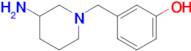 3-((3-Aminopiperidin-1-yl)methyl)phenol