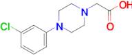 2-(4-(3-Chlorophenyl)piperazin-1-yl)acetic acid