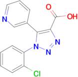 1-(2-Chlorophenyl)-5-(pyridin-3-yl)-1H-1,2,3-triazole-4-carboxylic acid