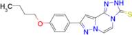 9-(4-Butoxyphenyl)pyrazolo[1,5-a][1,2,4]triazolo[3,4-c]pyrazine-3(2H)-thione