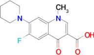 6-Fluoro-1-methyl-4-oxo-7-(piperidin-1-yl)-1,4-dihydroquinoline-3-carboxylic acid