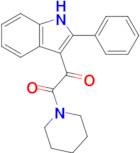 1-(2-Phenyl-1H-indol-3-yl)-2-(piperidin-1-yl)ethane-1,2-dione