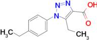 5-Ethyl-1-(4-ethylphenyl)-1H-1,2,3-triazole-4-carboxylic acid