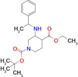 1-(Tert-butyl) 4-ethyl 3-((1-phenylethyl)amino)piperidine-1,4-dicarboxylate