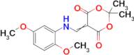 5-(((2,5-Dimethoxyphenyl)amino)methylene)-2,2-dimethyl-1,3-dioxane-4,6-dione