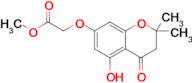 Methyl 2-((5-hydroxy-2,2-dimethyl-4-oxochroman-7-yl)oxy)acetate