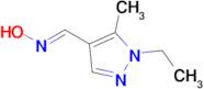 (E)-1-ethyl-5-methyl-1H-pyrazole-4-carbaldehyde oxime