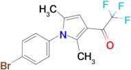 1-(1-(4-Bromophenyl)-2,5-dimethyl-1H-pyrrol-3-yl)-2,2,2-trifluoroethan-1-one