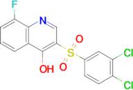 3-(3,4-dichlorobenzenesulfonyl)-8-fluoroquinolin-4-ol