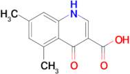 5,7-dimethyl-4-oxo-1,4-dihydroquinoline-3-carboxylic acid