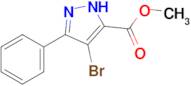 methyl 4-bromo-3-phenyl-1H-pyrazole-5-carboxylate