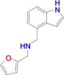 N-((1H-indol-4-yl)methyl)-1-(furan-2-yl)methanamine