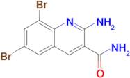 2-Amino-6,8-dibromoquinoline-3-carboxamide