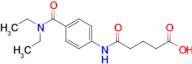 5-((4-(Diethylcarbamoyl)phenyl)amino)-5-oxopentanoic acid