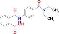 2-((4-(Diethylcarbamoyl)phenyl)carbamoyl)benzoic acid