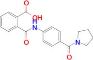 2-((4-(Pyrrolidine-1-carbonyl)phenyl)carbamoyl)benzoic acid