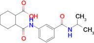 2-((3-(Isopropylcarbamoyl)phenyl)carbamoyl)cyclohexane-1-carboxylic acid